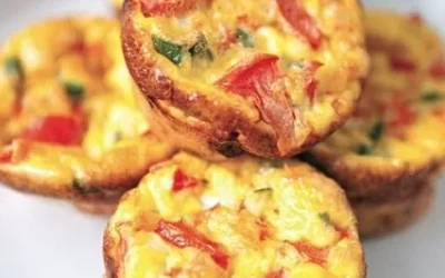 Receta: Muffins de Huevos Y Vegetales
