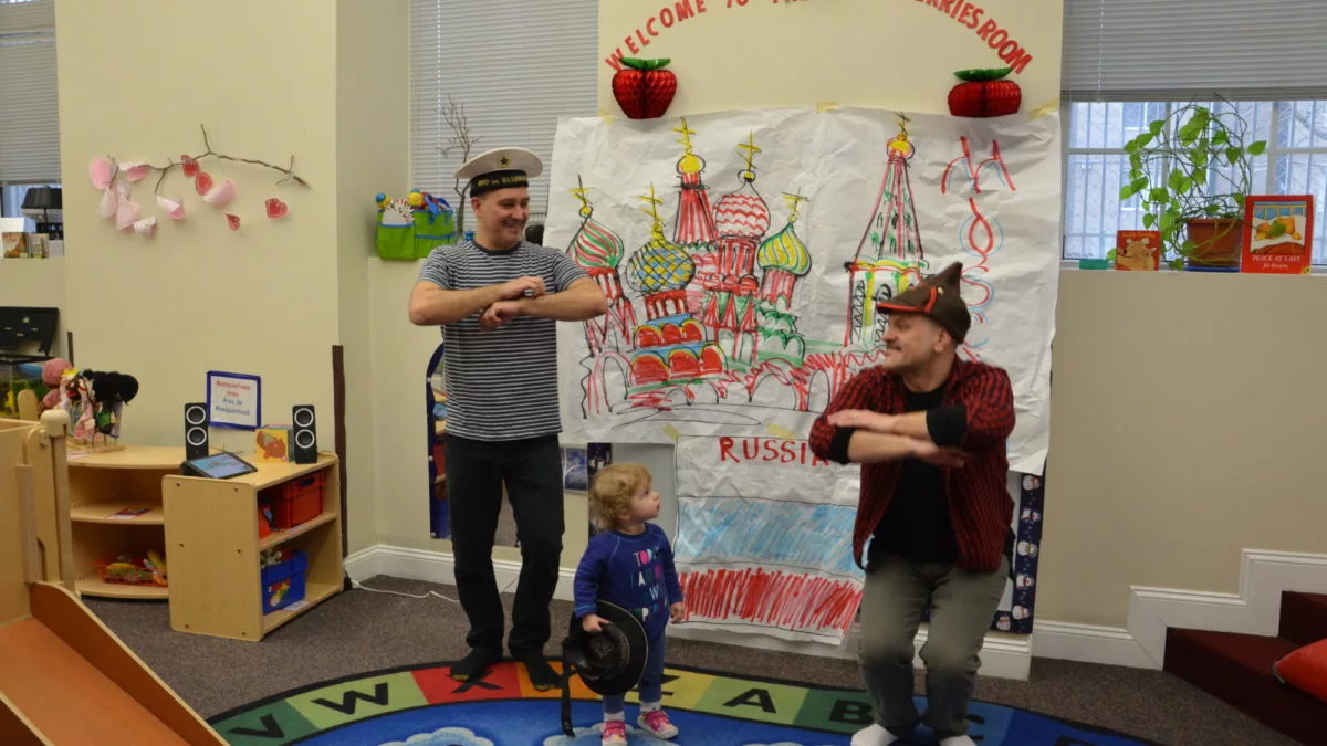 Children and Teachers Playing in Class